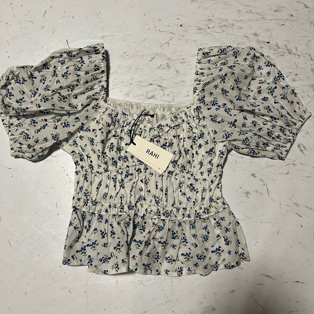 NWT Rahi Floral Top Womens Small